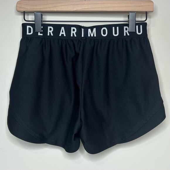 Under Armour Black Play Up Shorts Size XS Loose Fit Style 1344552 - Picture 4 of 6